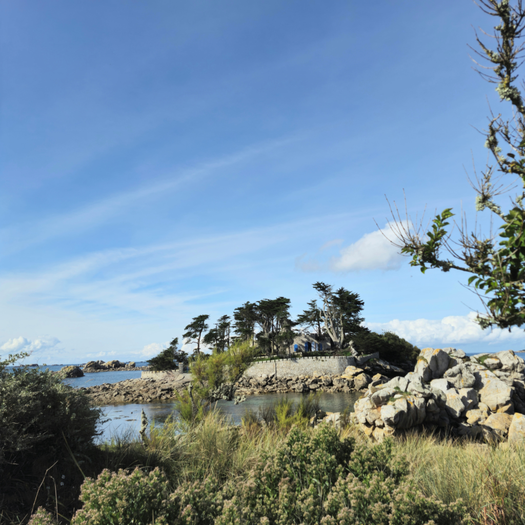 Plage des Jacobins, Chateau de Perharidy, Finistère Nord, Roscoff