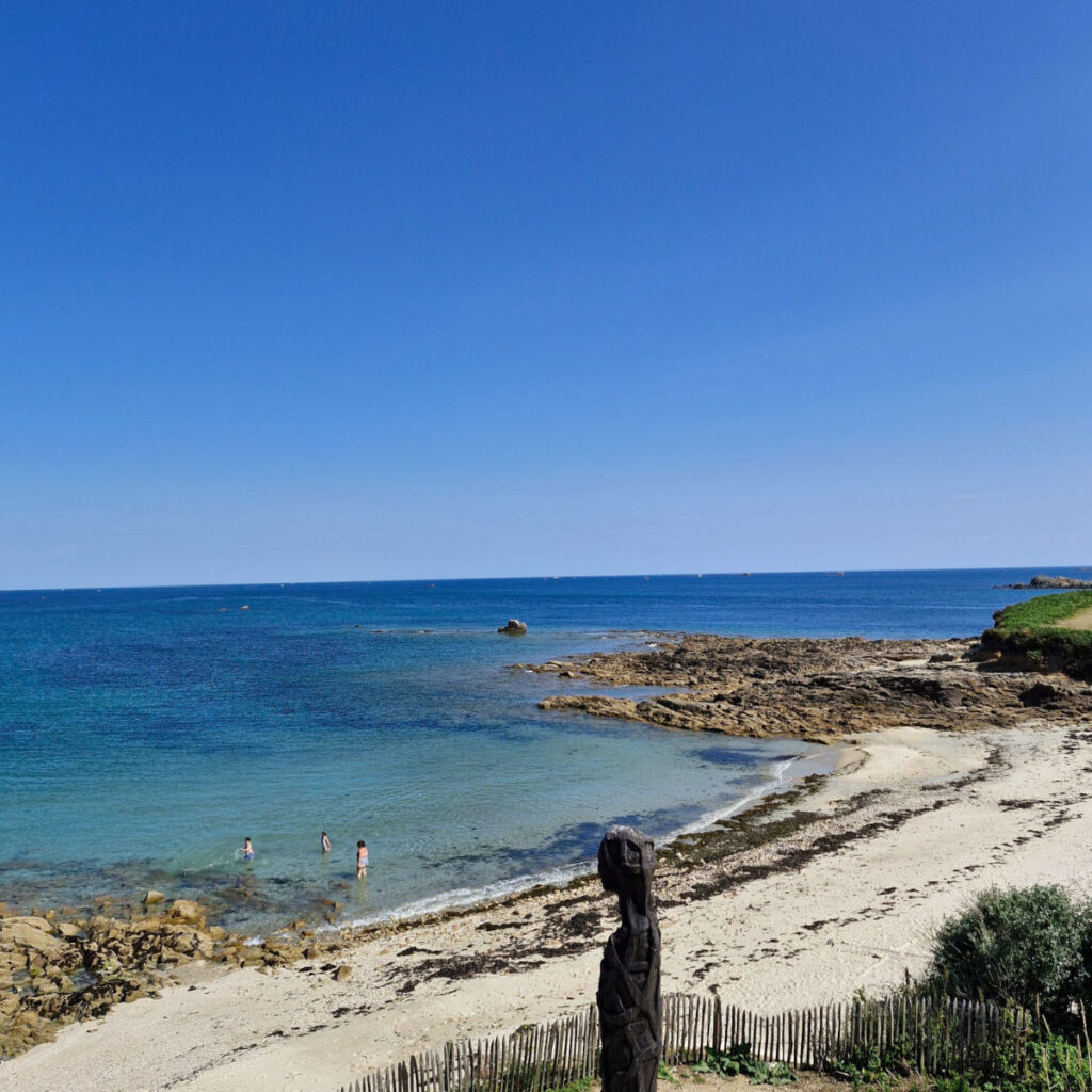 Plage Sainte-Anne depuis l'Îlot à Saint-Pol-de-Léon