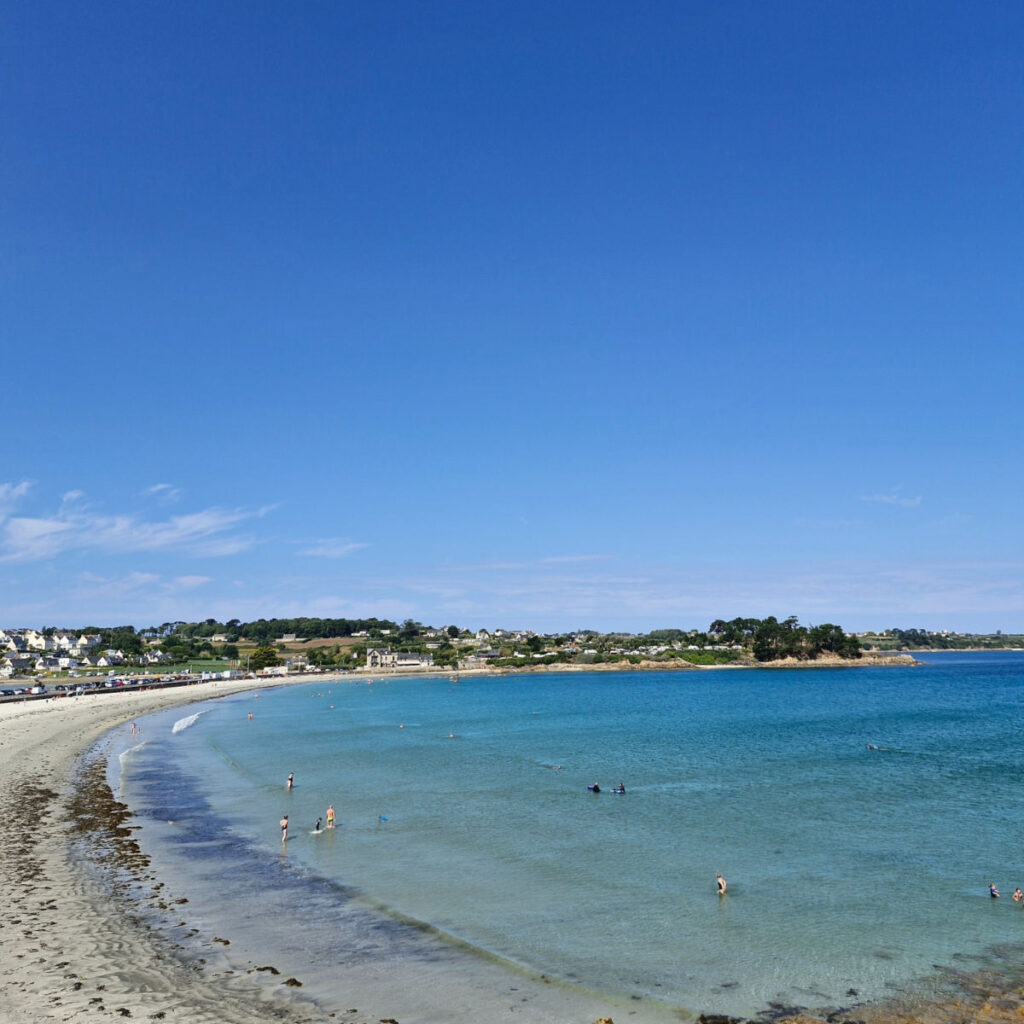 Plage Sainte-Anne depuis l'Îlot Saint-Pol-de-Léon