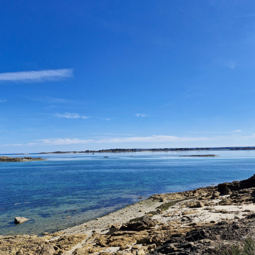 Plage Sainte-Anne depuis l'Îlot Saint-Pol-de-Léon